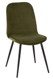 Chair Claire Metal/Textile Green