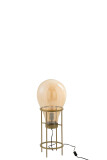 Lamp Air Balloon Glass/Metal Gold