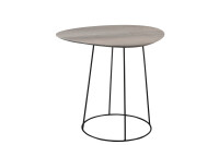 Sidetable Oval Distorted Mdf/Iron