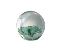 Paperweight Flower Glass Mint