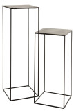 Set 2 Side Tables High Square