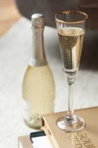 Bicchiere Champagne Bordo Vetro
