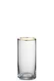Glas Rand Zylinder Hoch Glas