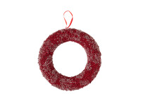 Wreath Berries Sugar Red Small