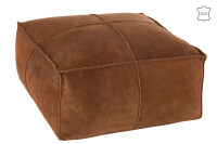 Hassock Stiching Square Leather
