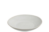Plate Deep Noa Porcelain White