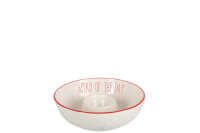 Dish Dip Apero Ceramic Red/White