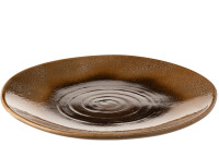 Dish Transition Ceramic Brown