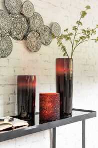 Vase Transition Ceramic Red/Black
