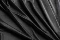 Tissu Long Velours Noir