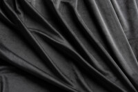 Fabric Long Velvet Black